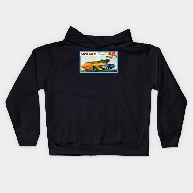 Vintage Jo-Han Model Kit Box Art Kids Hoodie by Starbase79